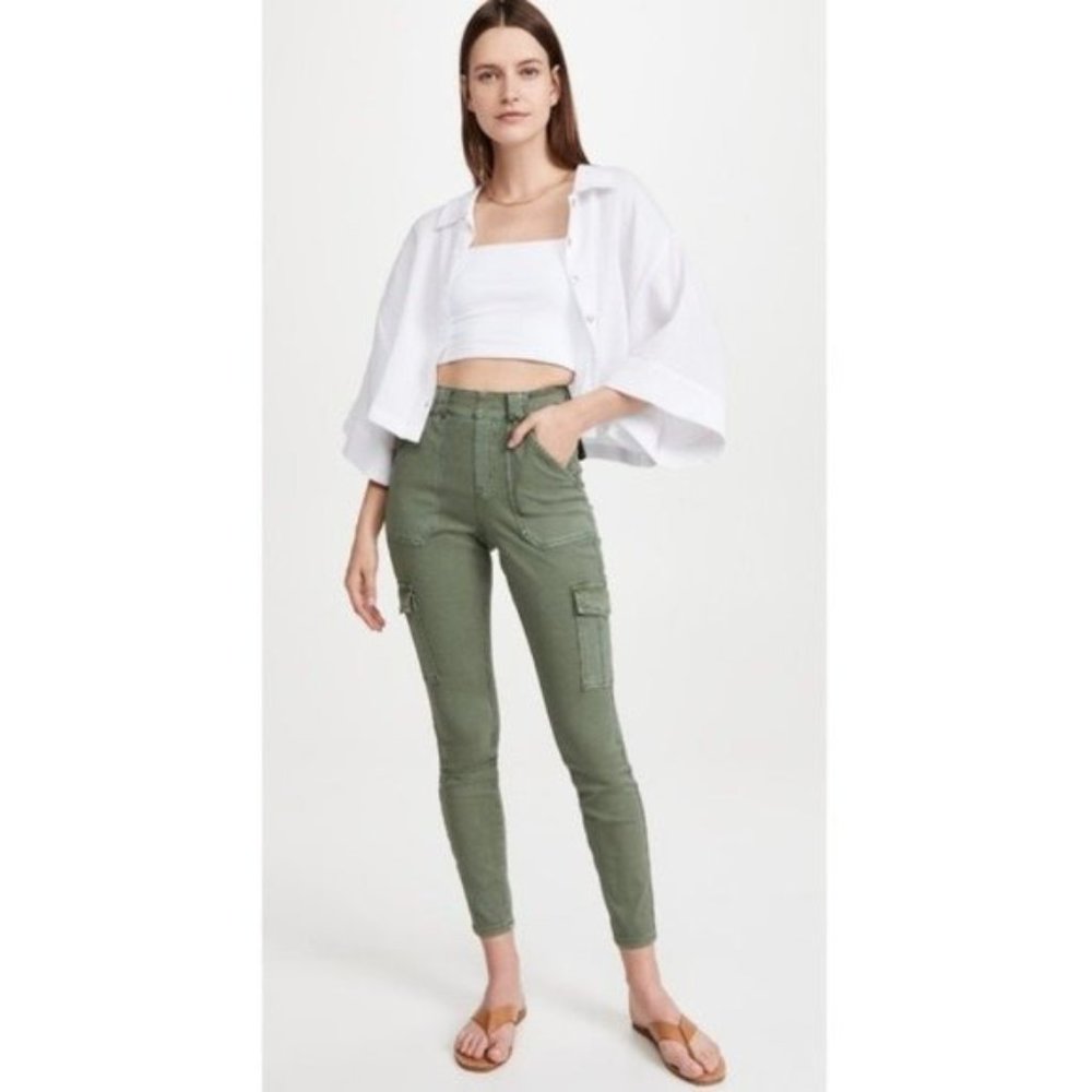SPANX Olive Green Cargo Leggings